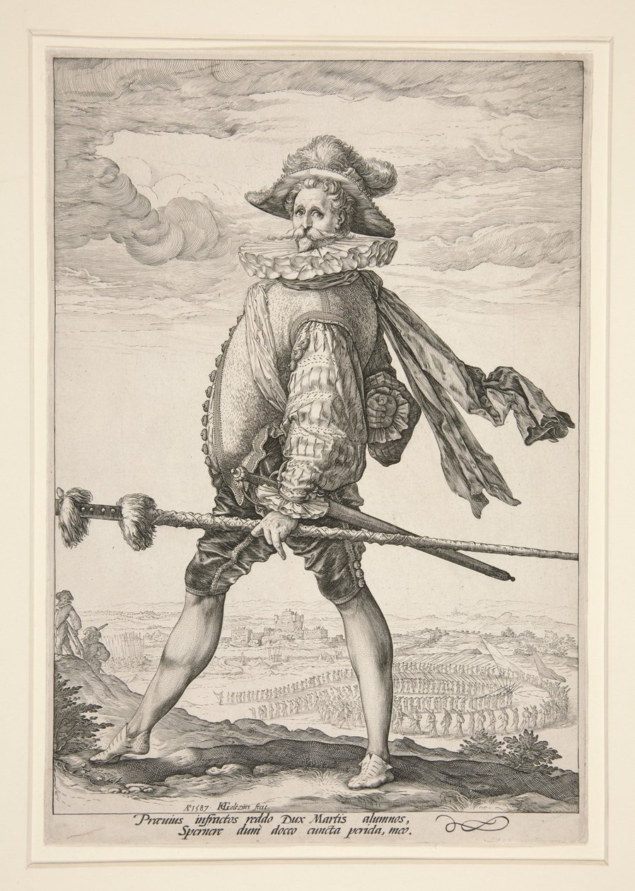 El capitán de infantería de Hendrick Goltzius