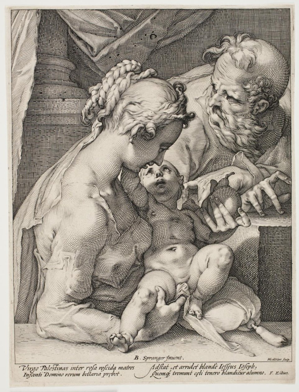 La Sagrada Familia de Hendrick Goltzius