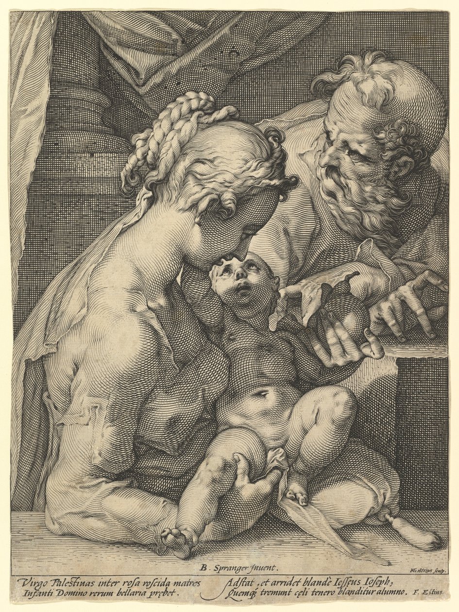 La Sagrada Familia de Hendrick Goltzius