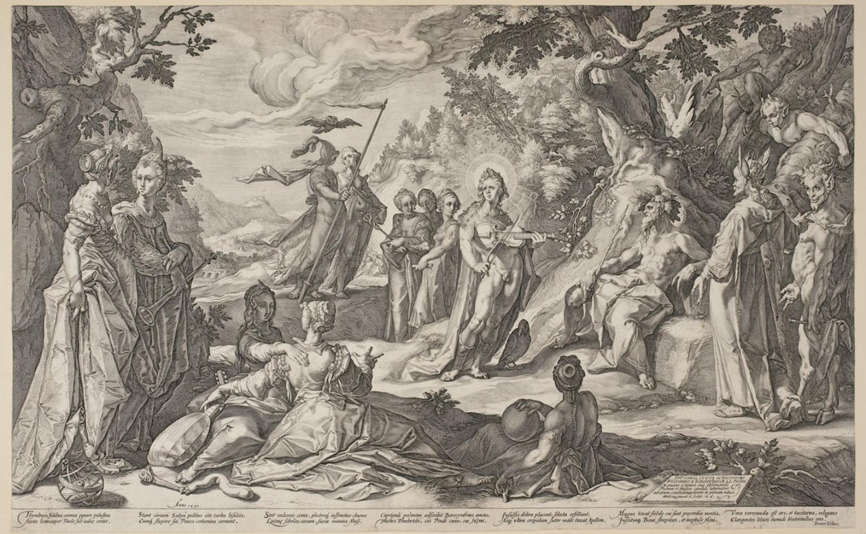 El juicio de Midas de Hendrick Goltzius