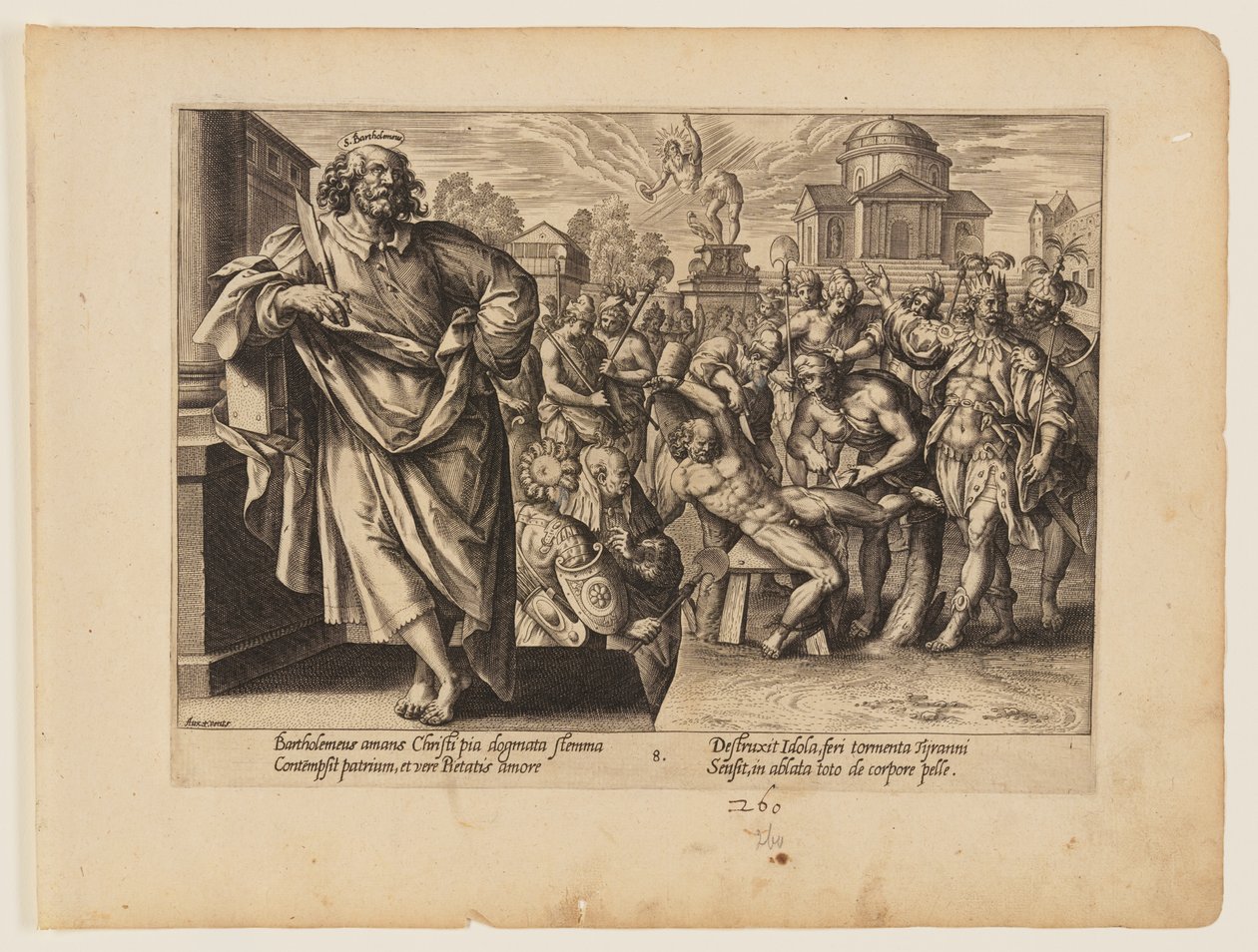 El martirio de San Bartolomé, de El martirio de Cristo y de los Apóstoles de Hendrick Goltzius