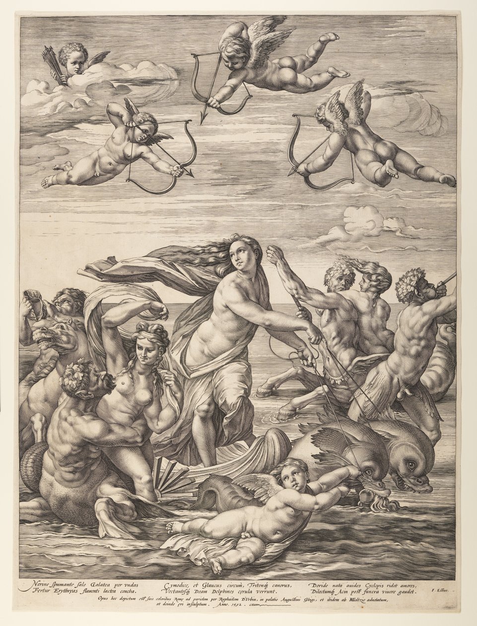 El triunfo de Galatea de Hendrick Goltzius