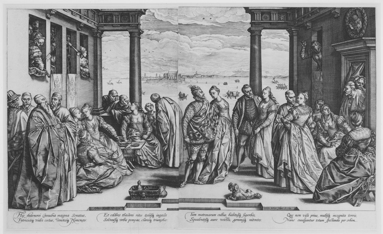 La boda veneciana de Hendrick Goltzius