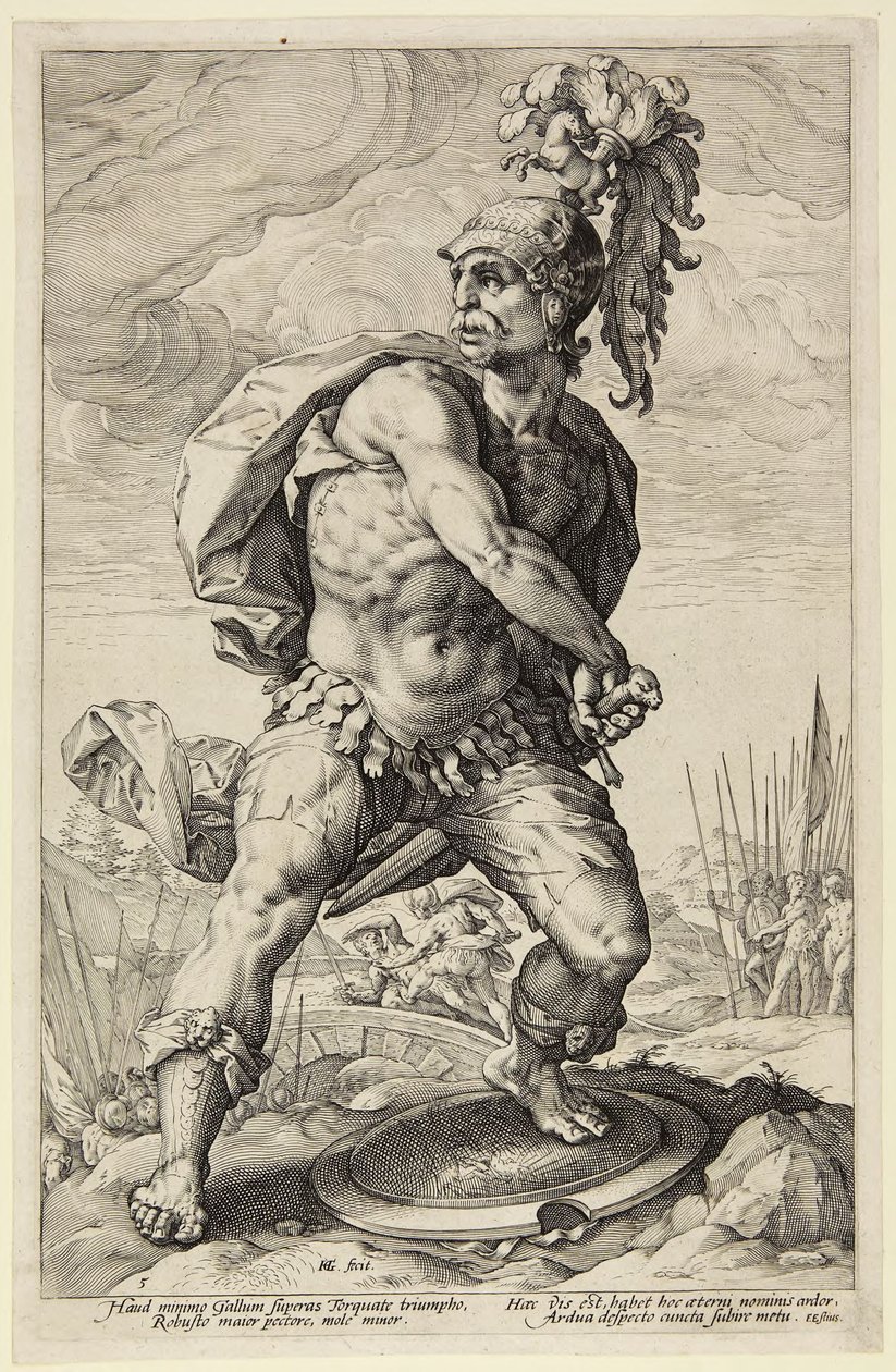 Tito Manlio Torcuato de Hendrick Goltzius