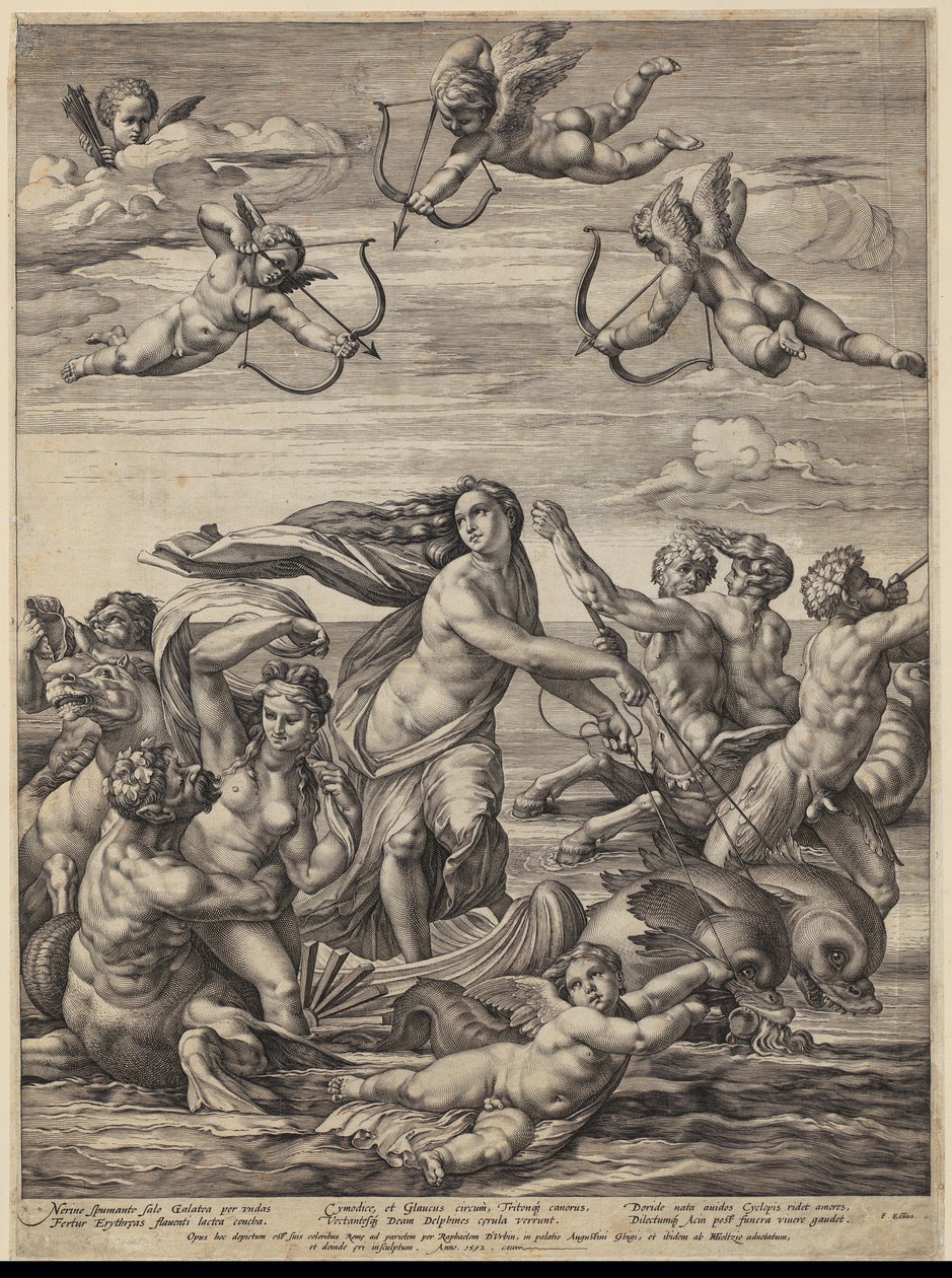 El triunfo de Galatea de Hendrick Goltzius