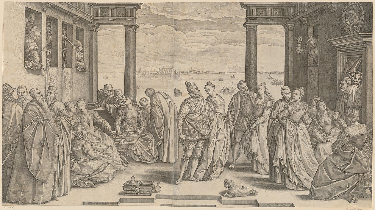 Boda veneciana de Hendrick Goltzius