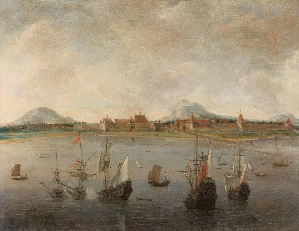 Vista de Batavia de Hendrick Jacobsz. Dubbels