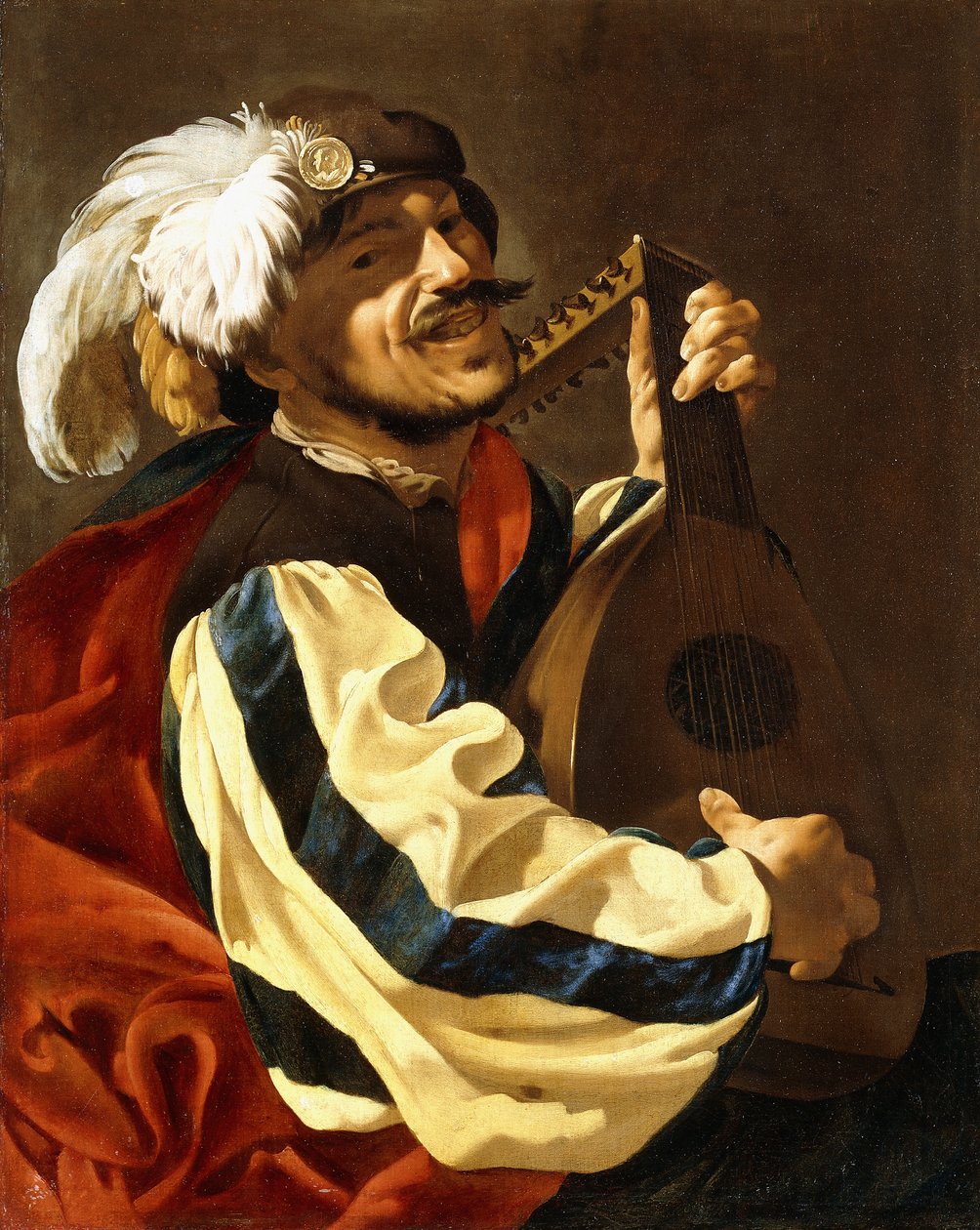 Un jugador de laúd de Hendrick ter Brugghen