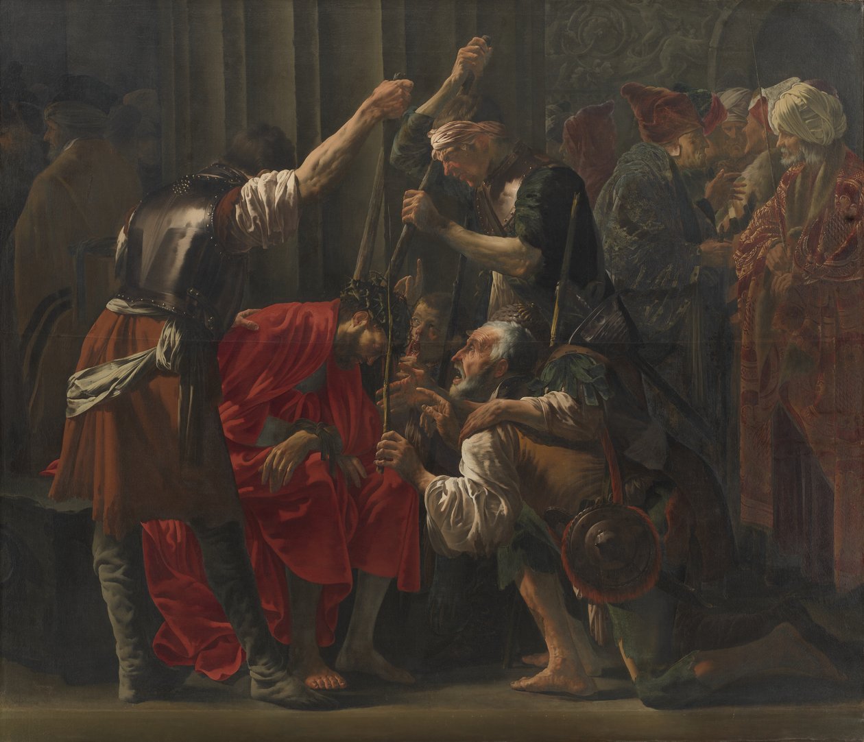 Cristo coronado de espinas de Hendrick ter Brugghen