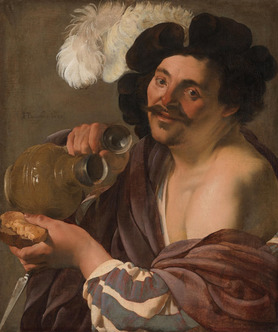 El bebedor de Hendrick ter Brugghen