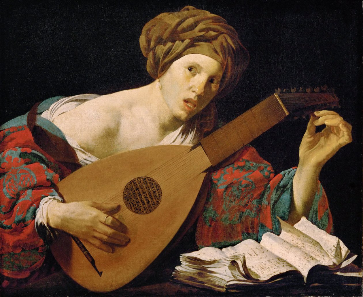 El jugador de laúd de Hendrick ter Brugghen