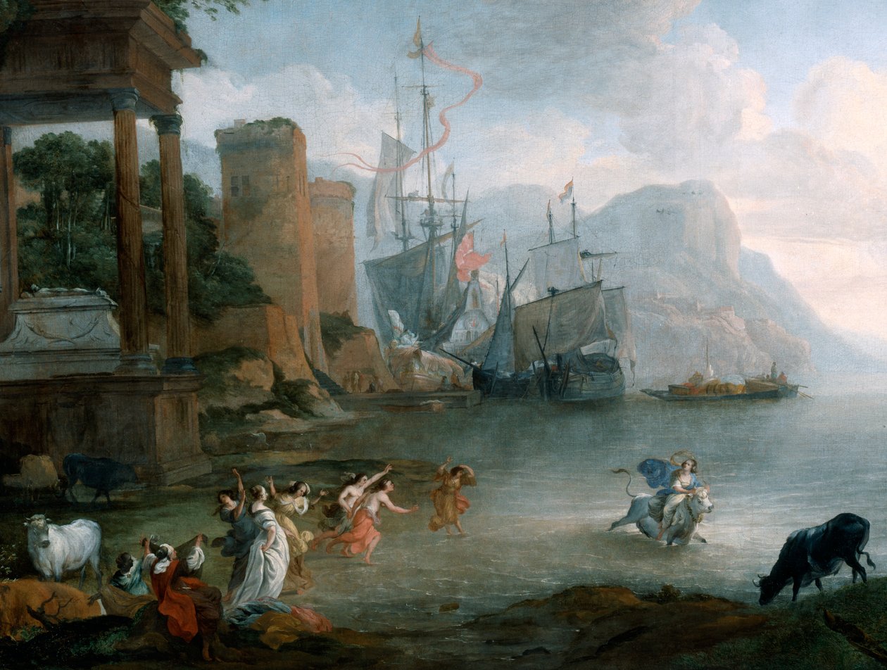 El rapto de Europa, siglo XVII de Hendrick van Minderhout