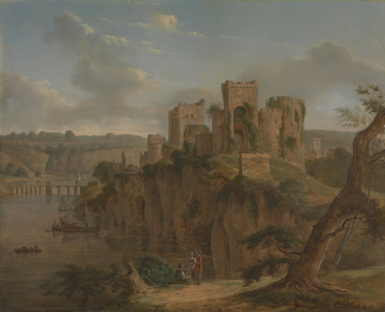 Castillo de Chepstow de Hendrik Frans de Cort