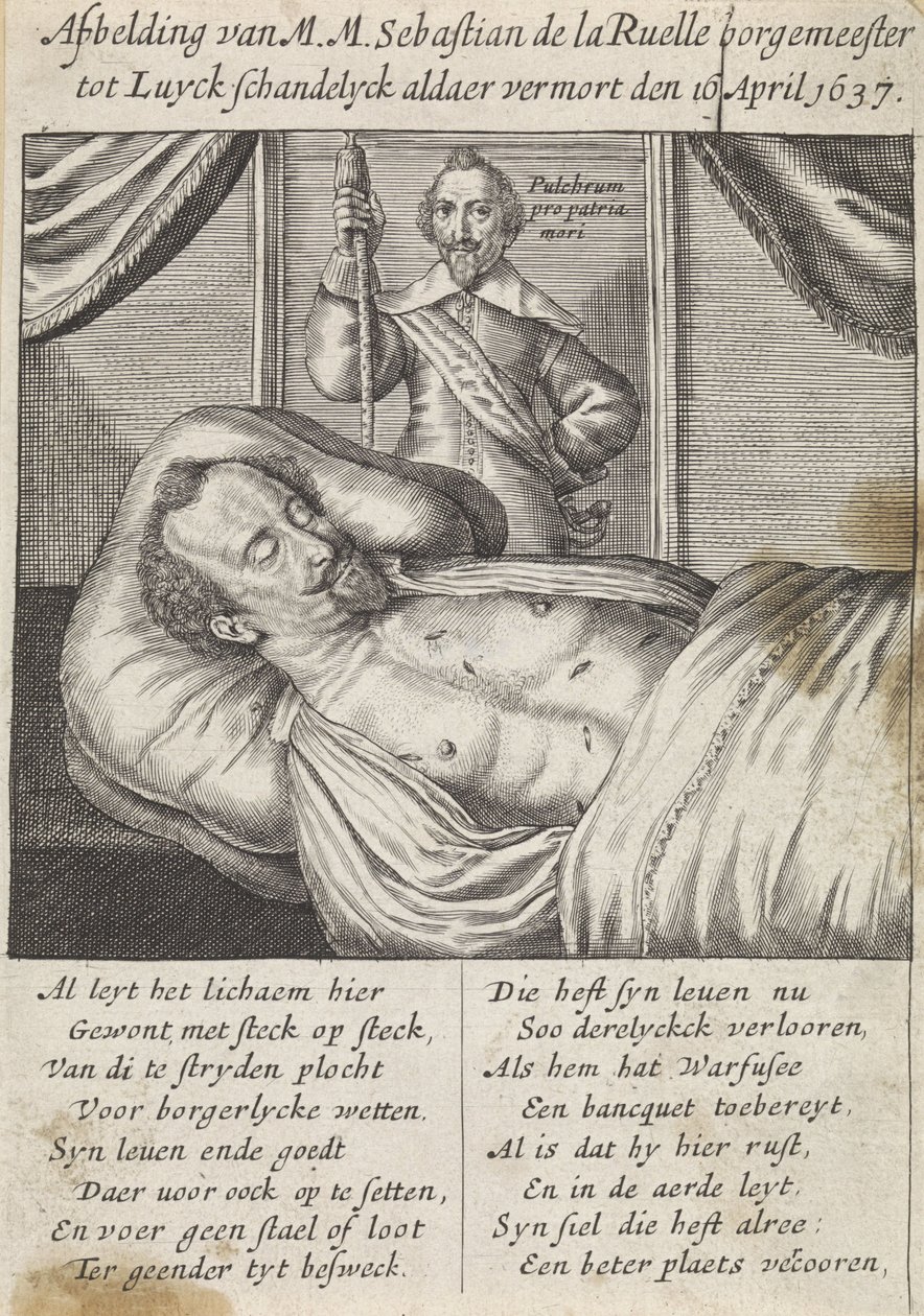 Muerte de Sebastien de La Ruelle de Hendrik Noël Natalis