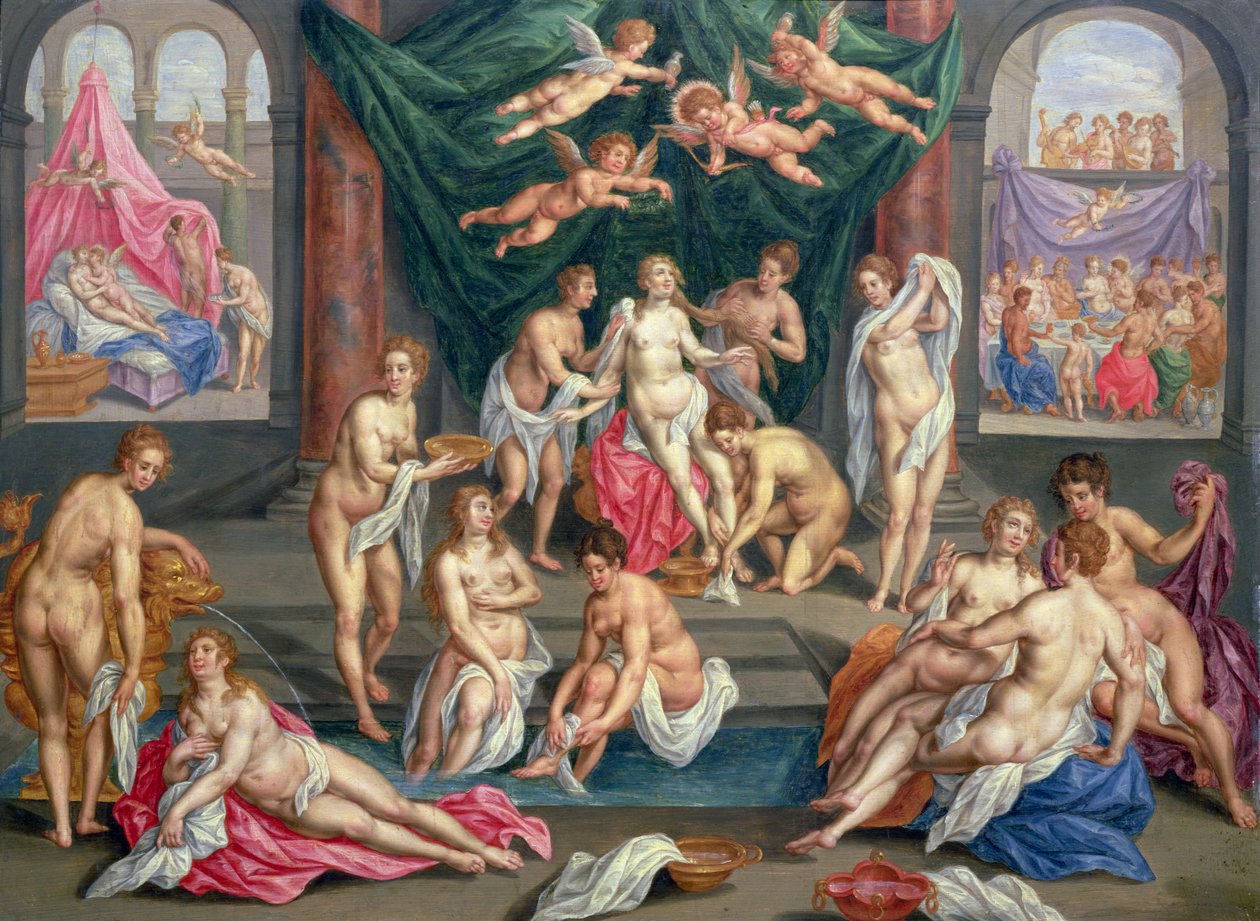 La historia de Cupido y Psique de Hendrick de Clerck