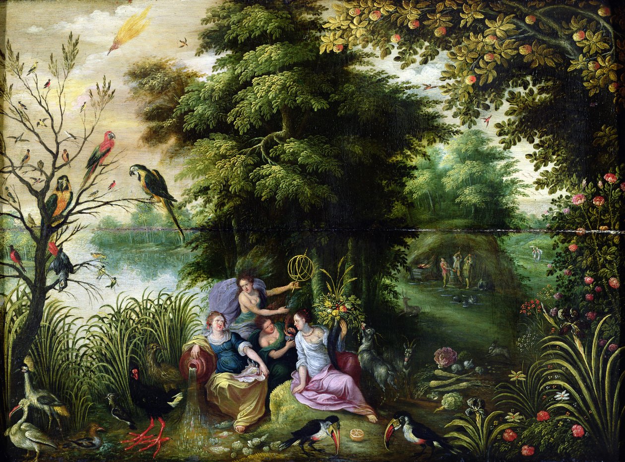 Los cuatro elementos de Hendrik van the Elder Balen