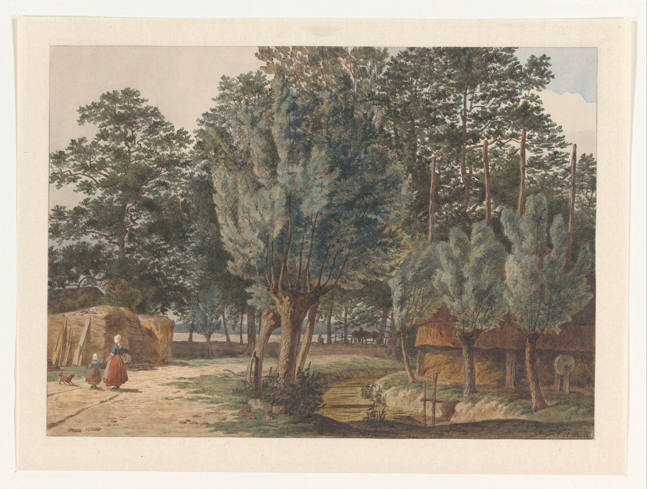 En la finca Houdringe, cerca de De Bilt de Hendrik Abraham Klinkhamer