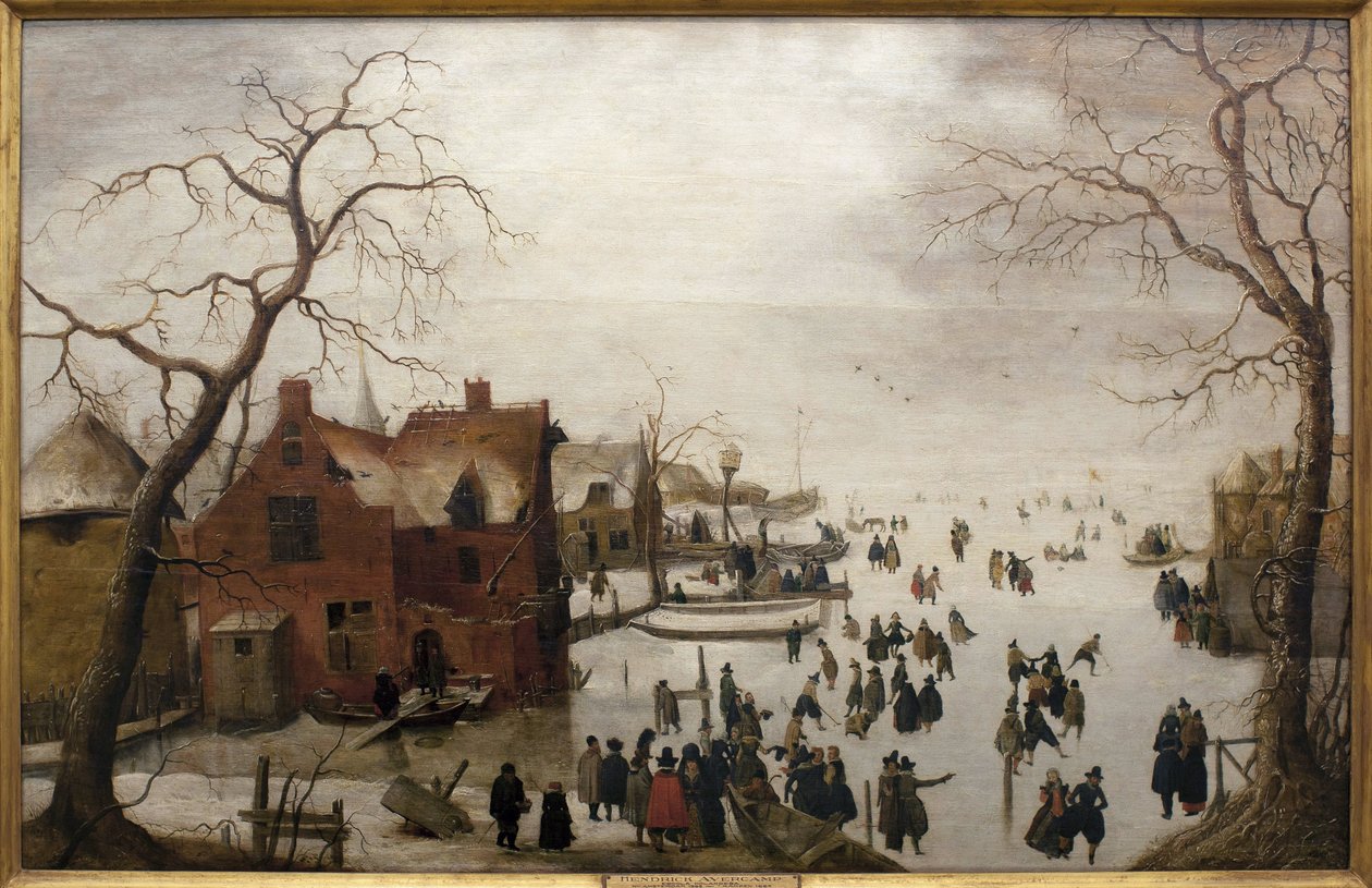 Escena de invierno de Hendrik Avercamp