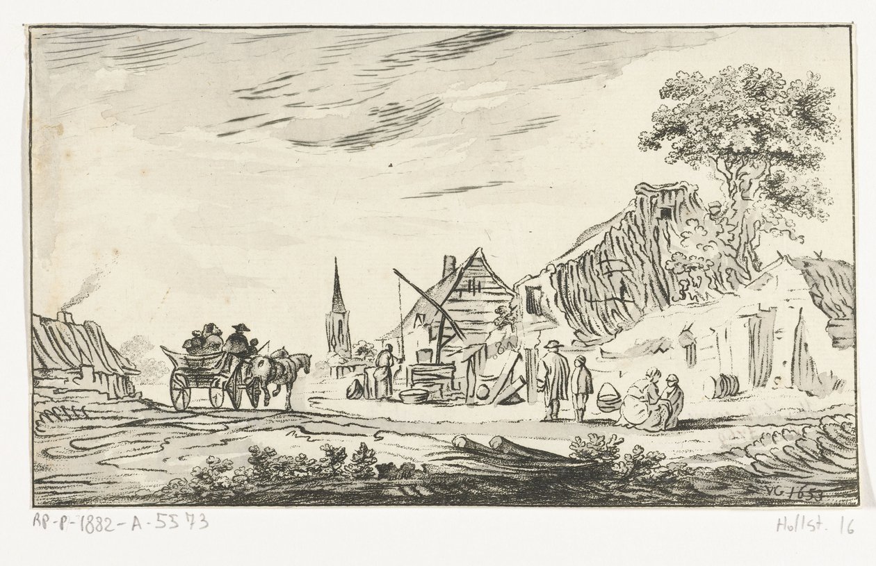 vista del pueblo de Hendrik Busserus