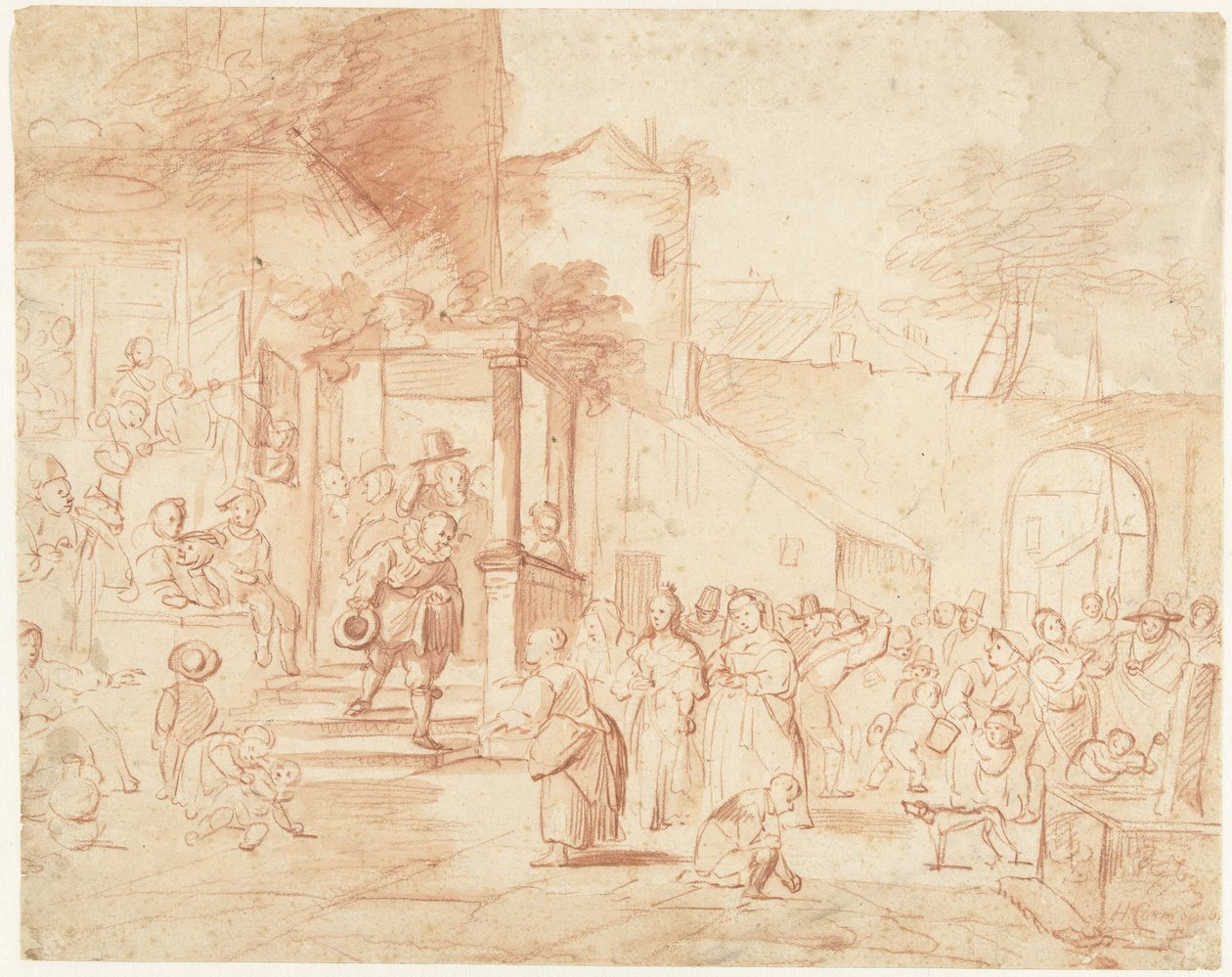 La boda del pueblo de Hendrik Carré (II)