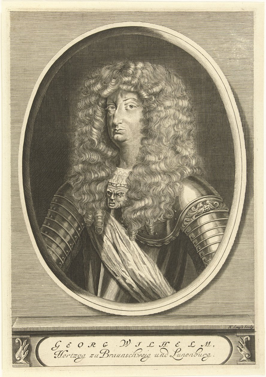 Retrato de Jorge Guillermo, duque de Brunswick-Luneburgo de Hendrik Causé