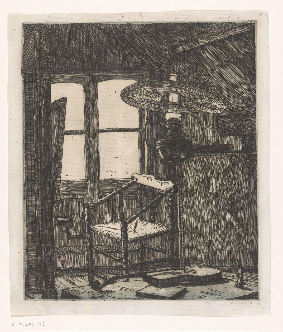 Estudio del artista en la casa de su madre de Hendrik Chabot