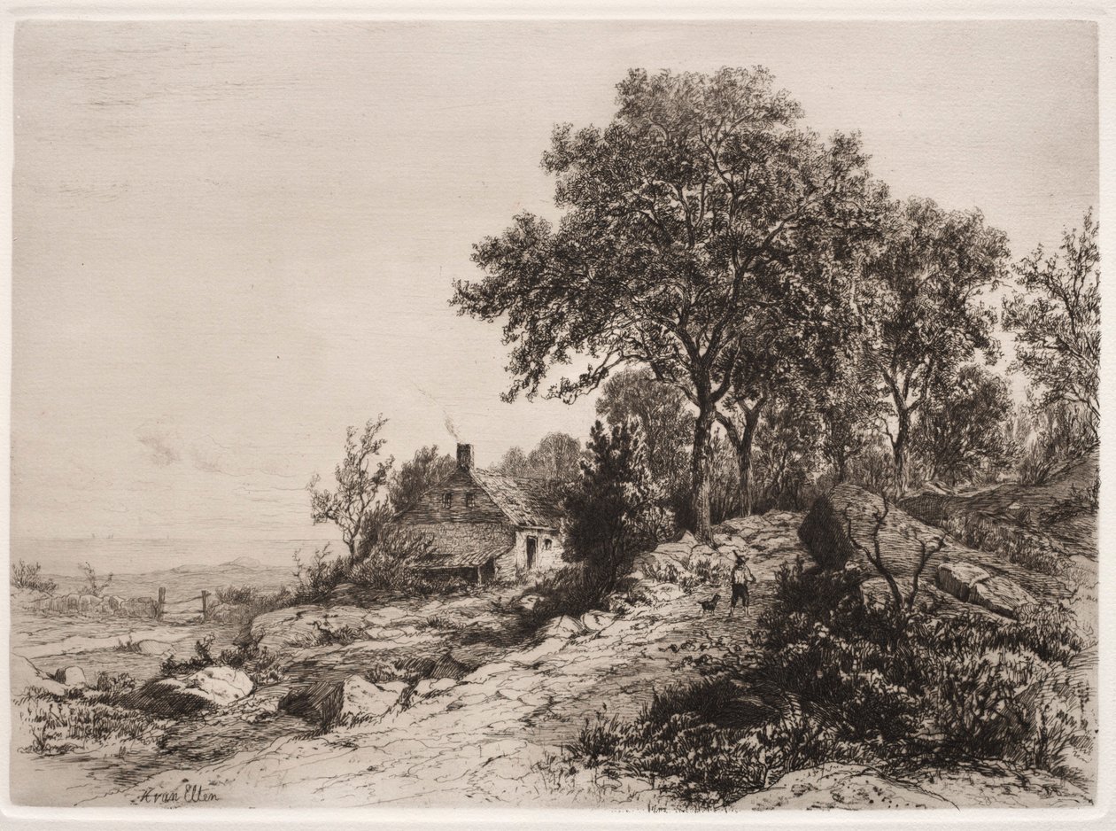 Cabaña junto al mar de Hendrik Dirk Kruseman van Elten