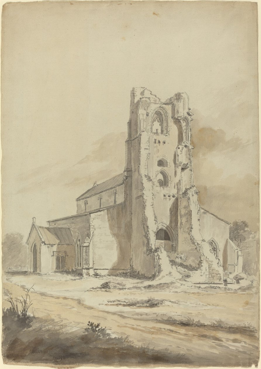 Iglesia en ruinas de Hendrik Frans de Cort