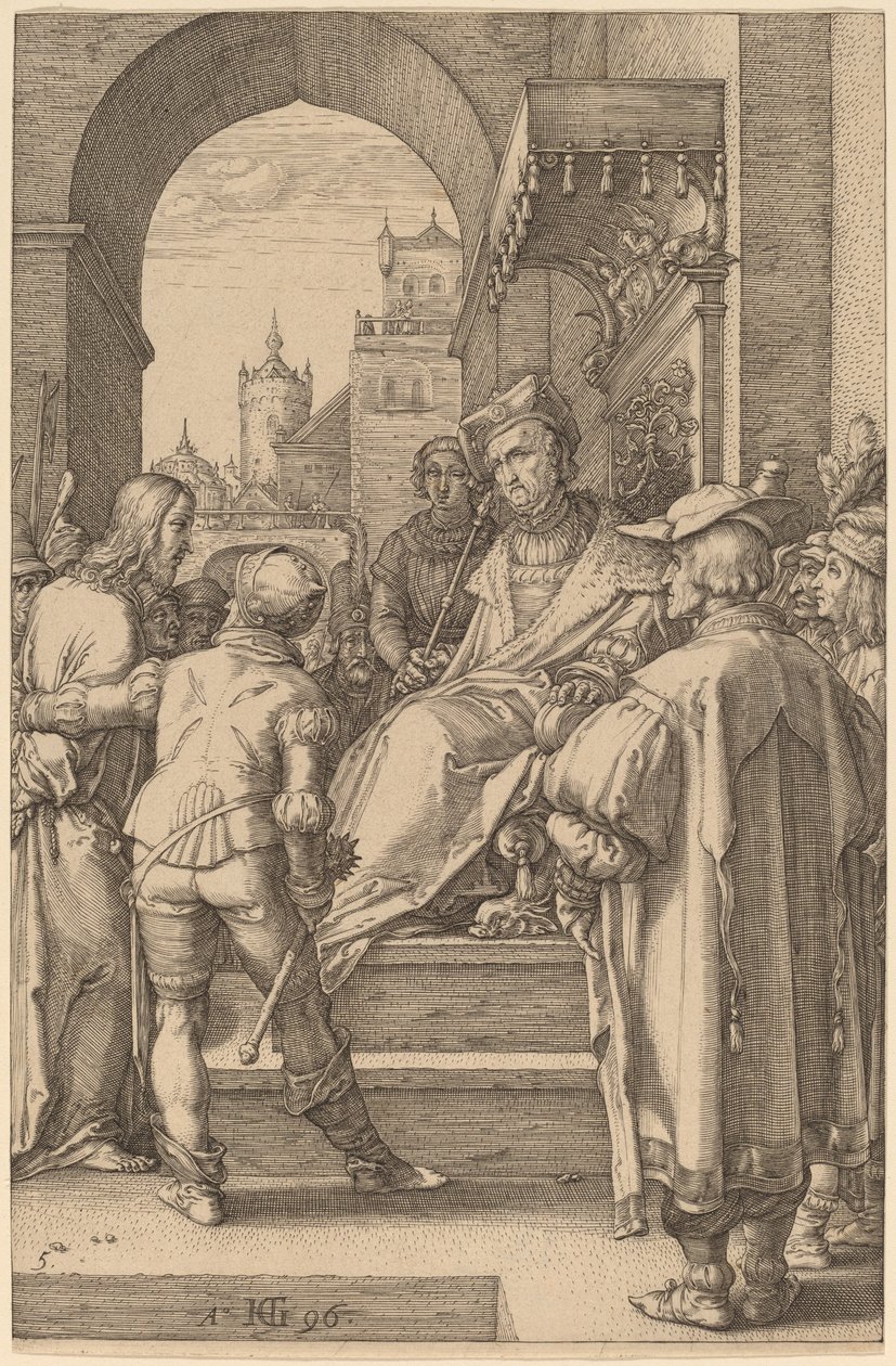 Cristo ante Pilato de Hendrik Goltzius