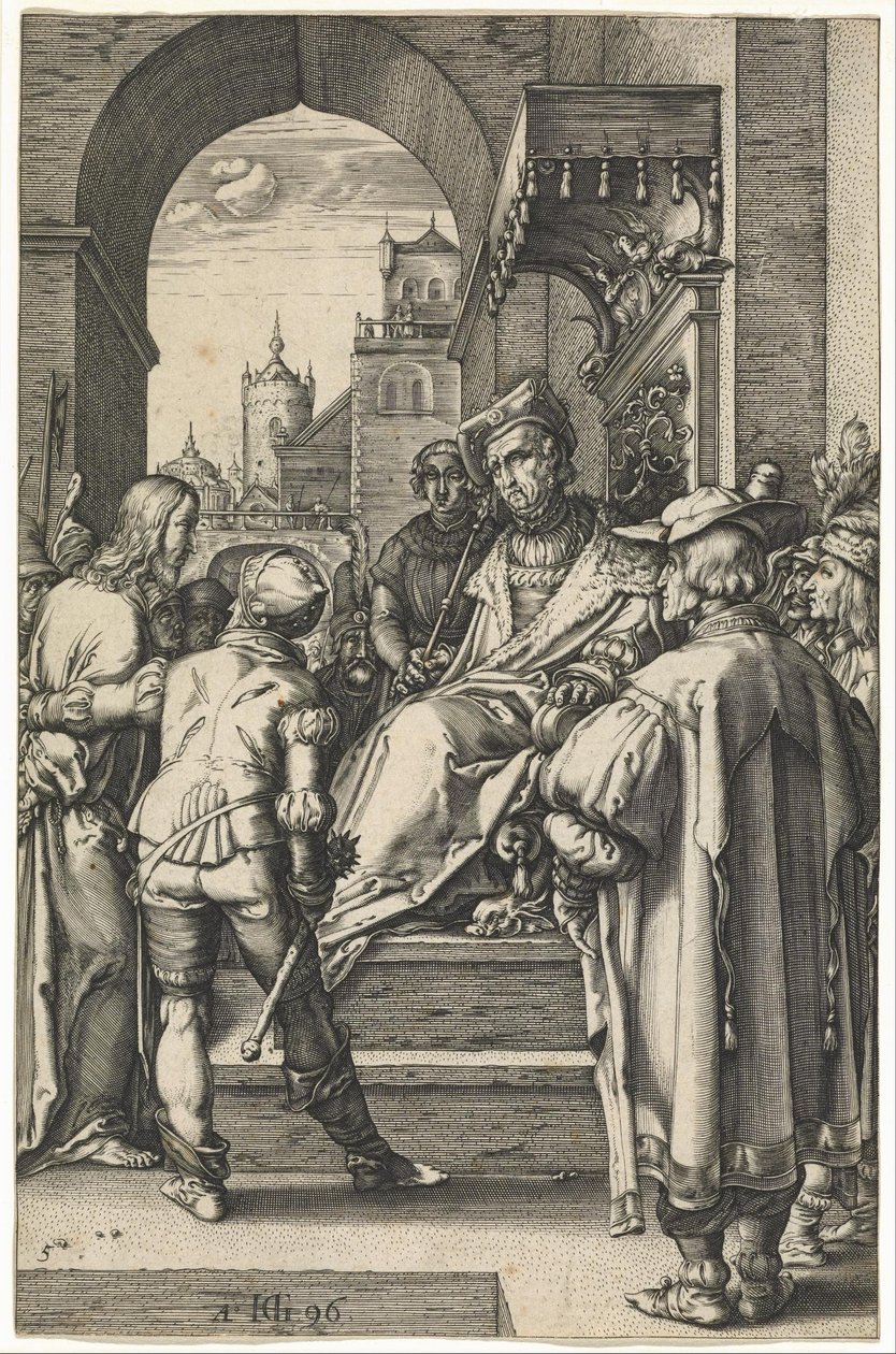 Cristo ante Pilatos de Hendrik Goltzius