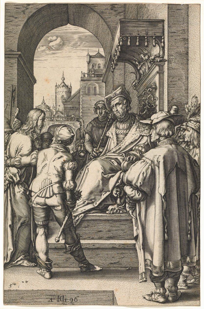 Cristo ante Pilato, después de 1596 de Hendrik Goltzius