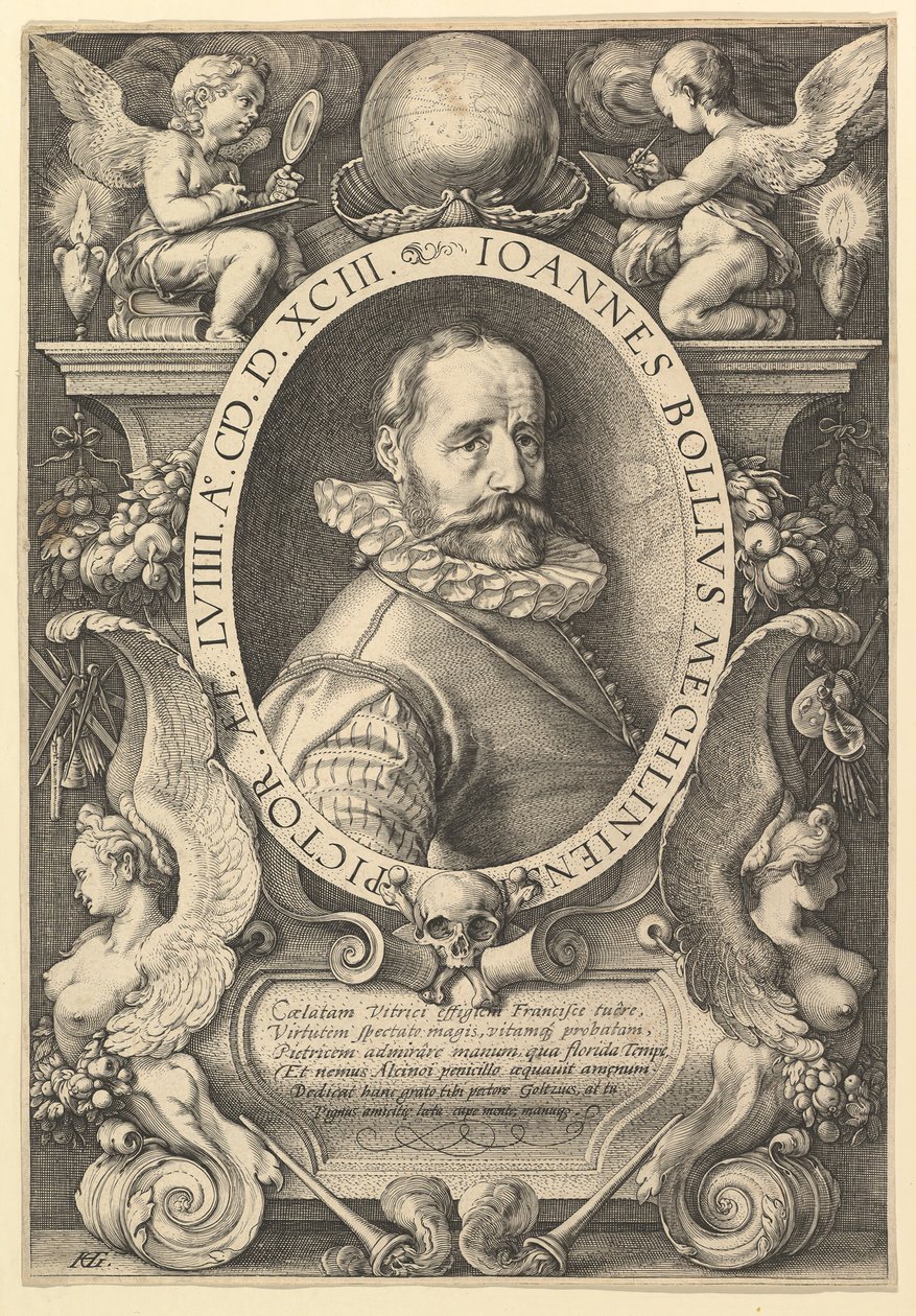 Hans Bol, 1593 de Hendrik Goltzius