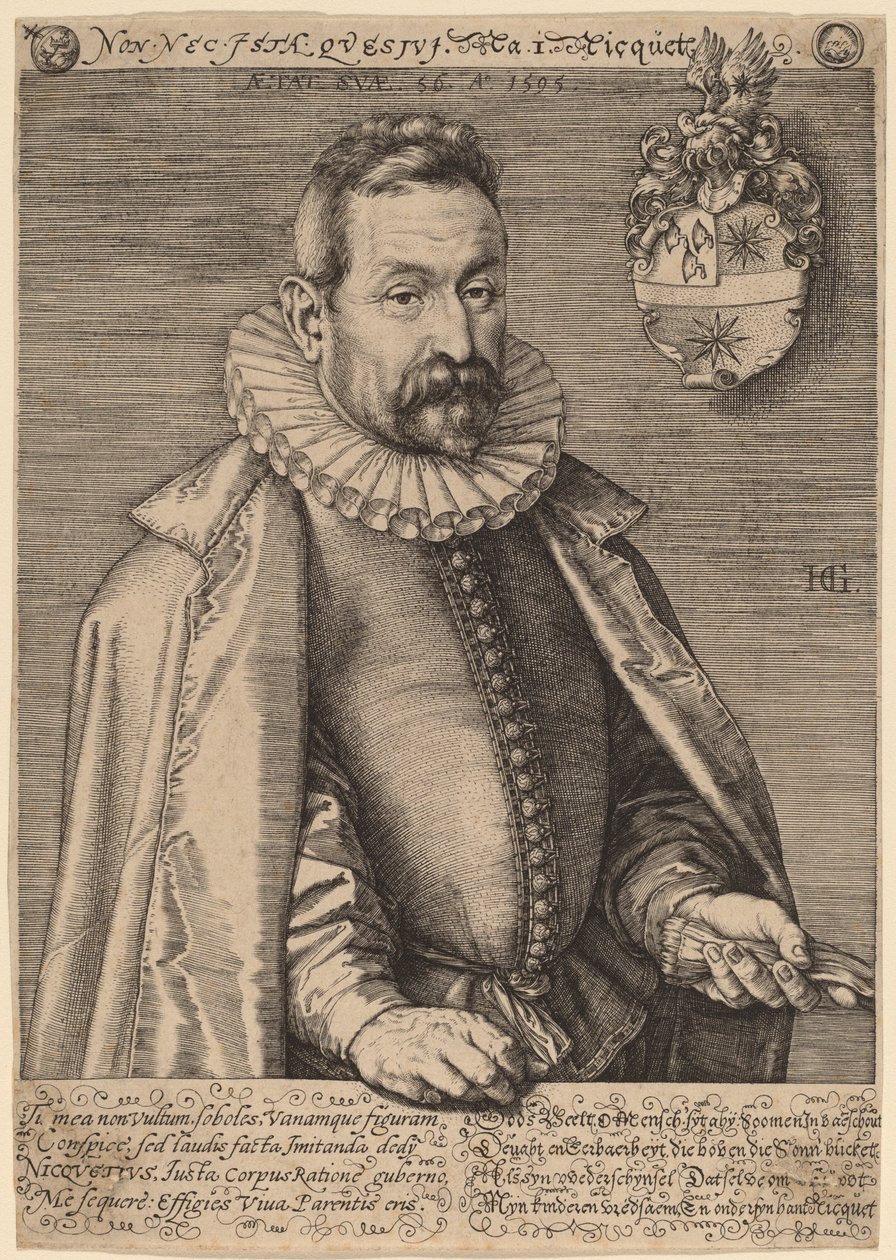 Jan Nicquet de Hendrik Goltzius