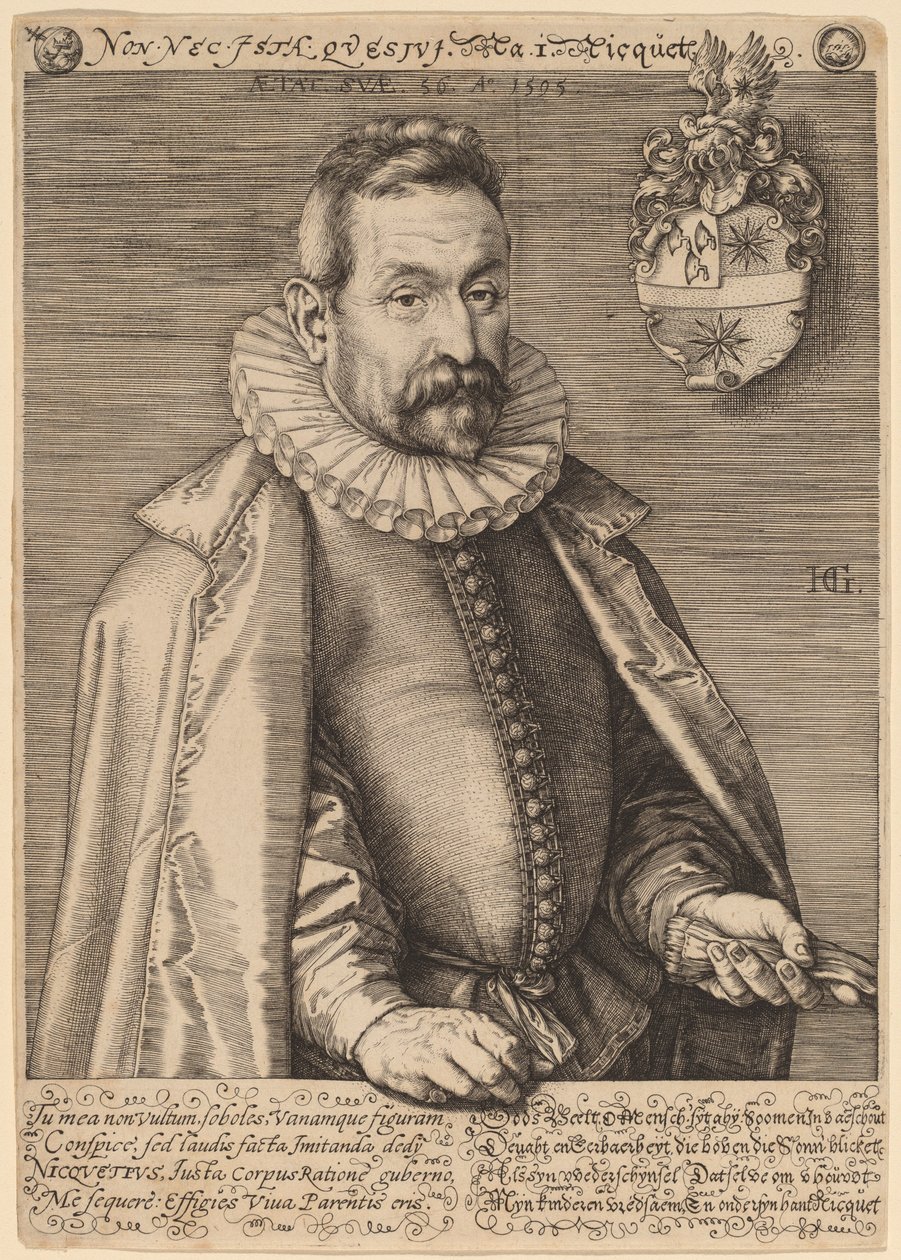 Jan Nicquet de Hendrik Goltzius