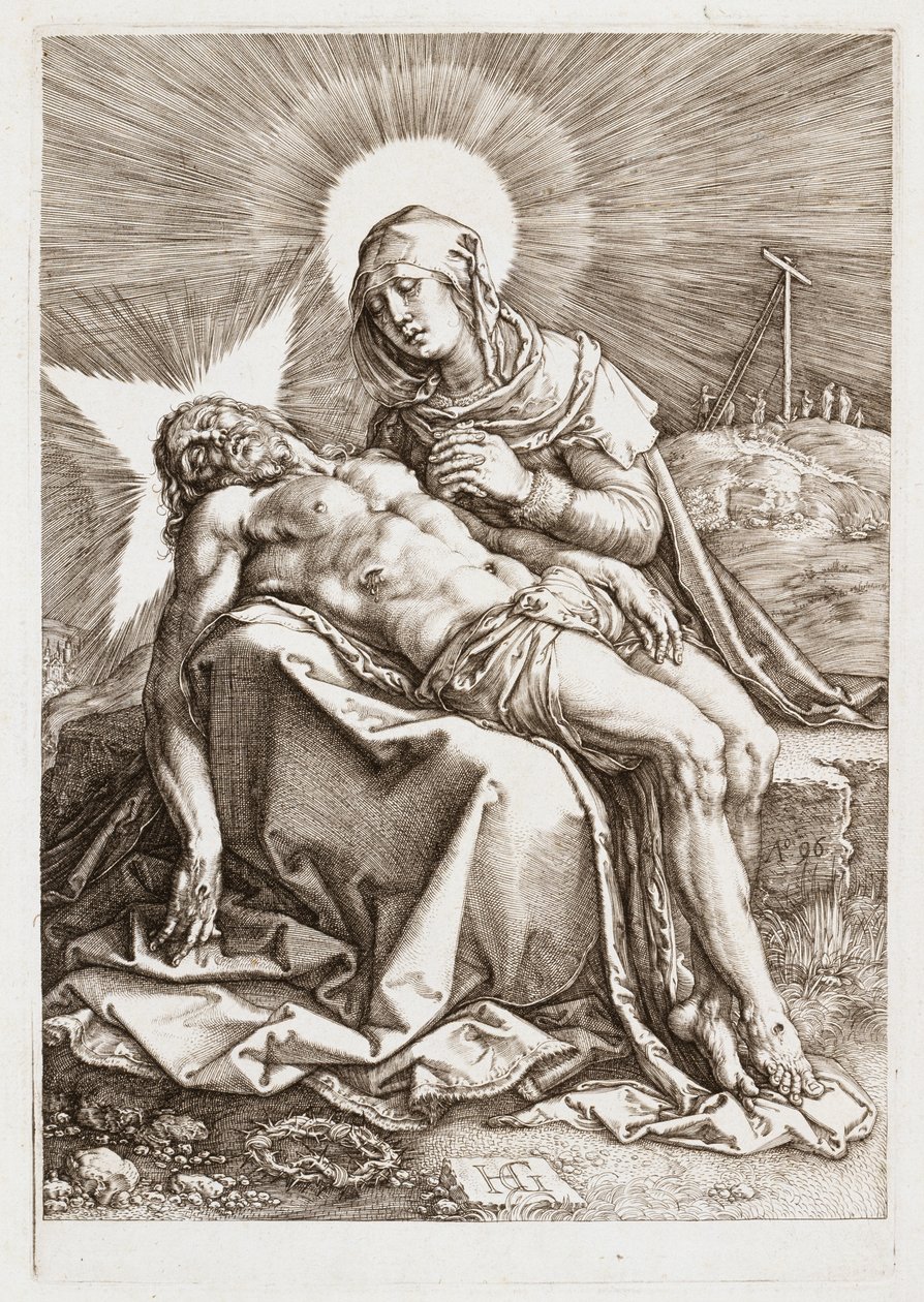 Piedad de Hendrik Goltzius