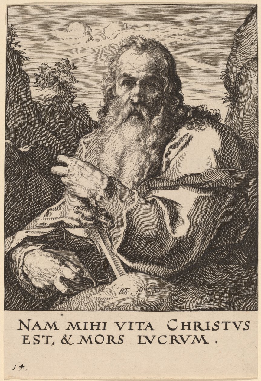 San Pablo de Hendrik Goltzius