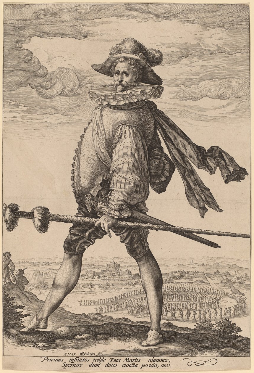 El capitán de la infantería de Hendrik Goltzius