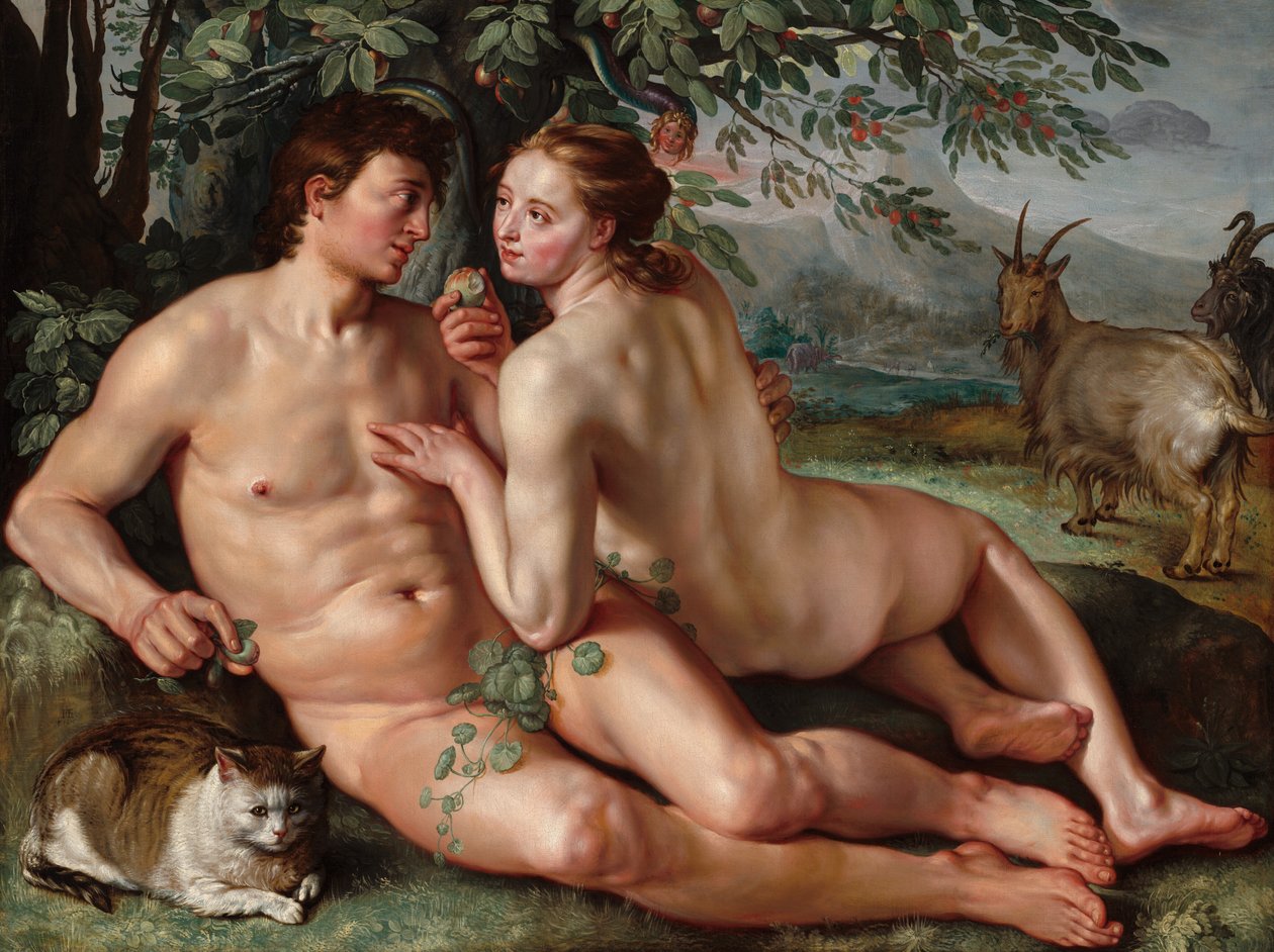 La caída del hombre, 1616 de Hendrik Goltzius