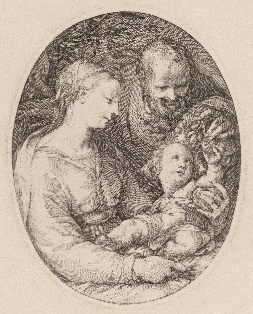 La Sagrada Familia de Hendrik Goltzius