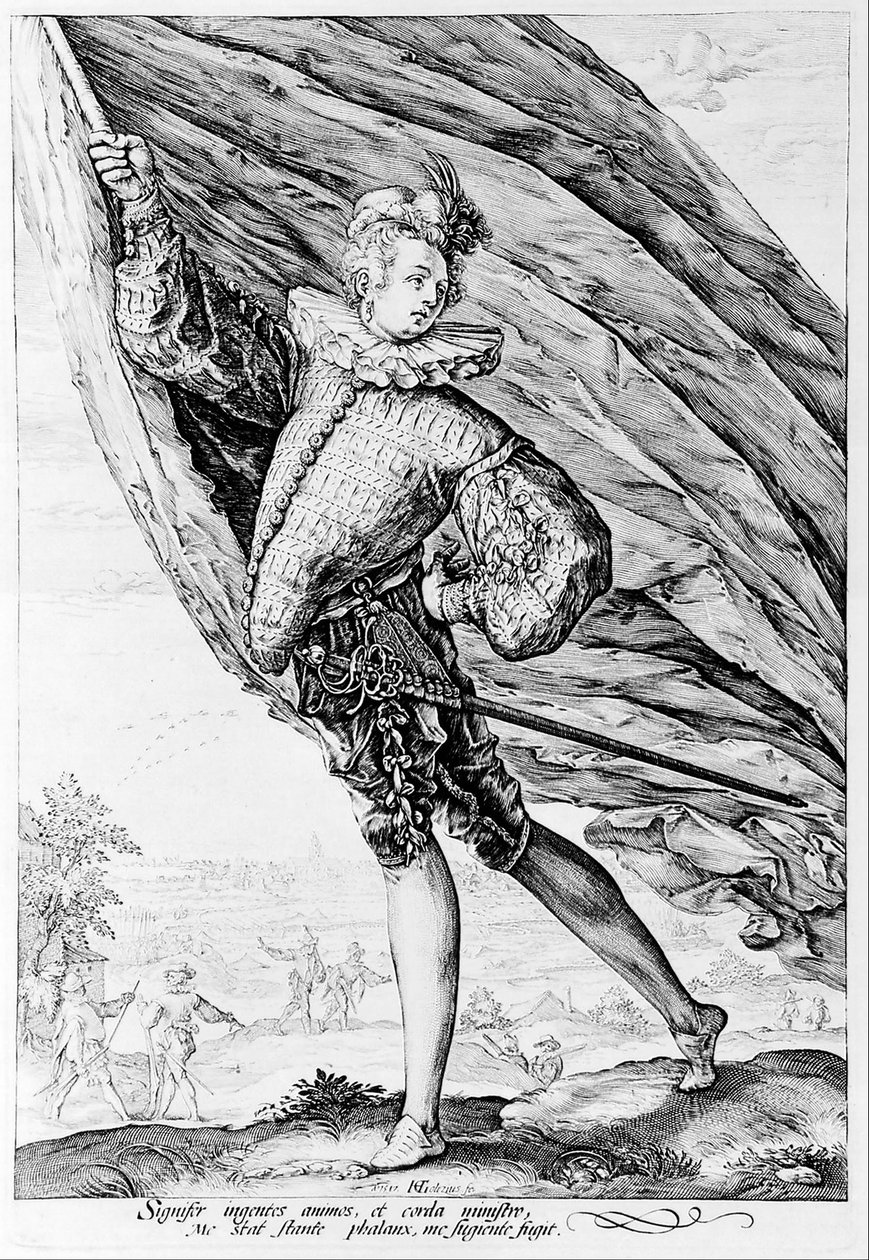 El gran abanderado de Hendrik Goltzius