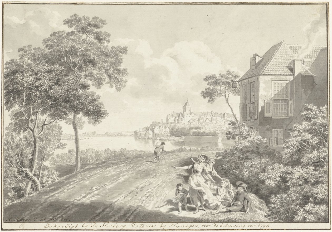 Vista de Nimega de Hendrik Hoogers