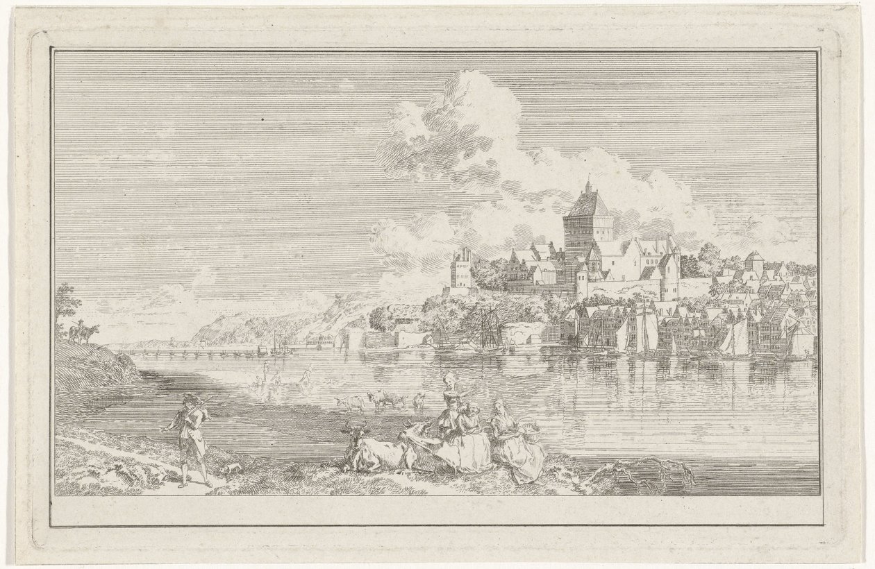 Vista del Valkhof en Nijmegen de Hendrik Hoogers