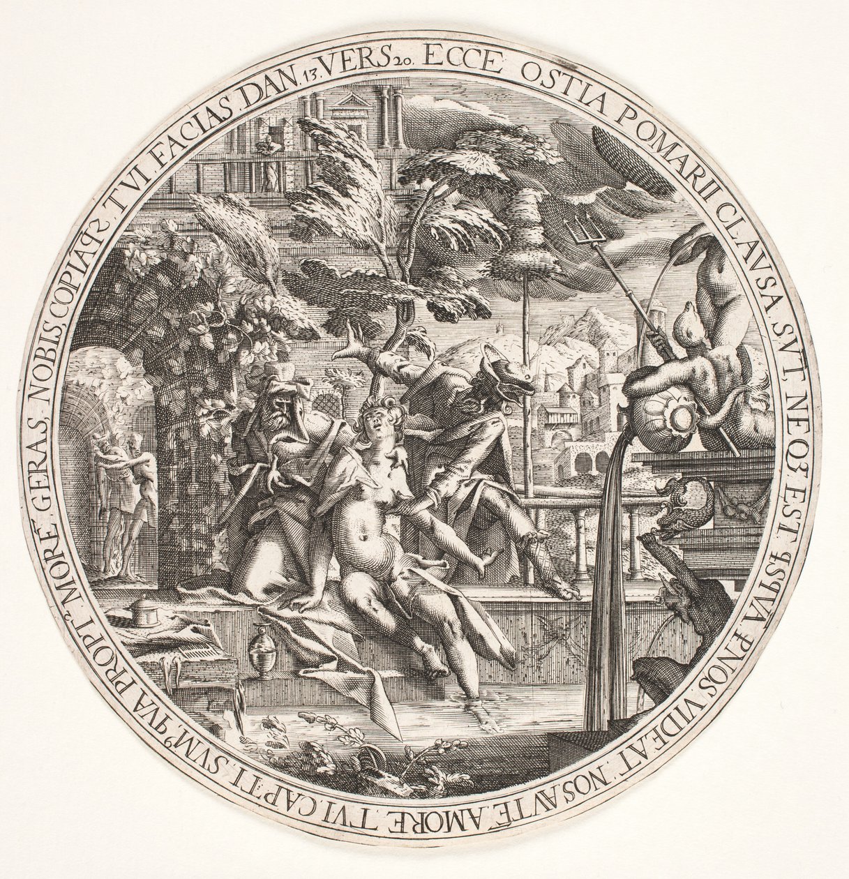 Susana en el baño de Hendrik I Hondius