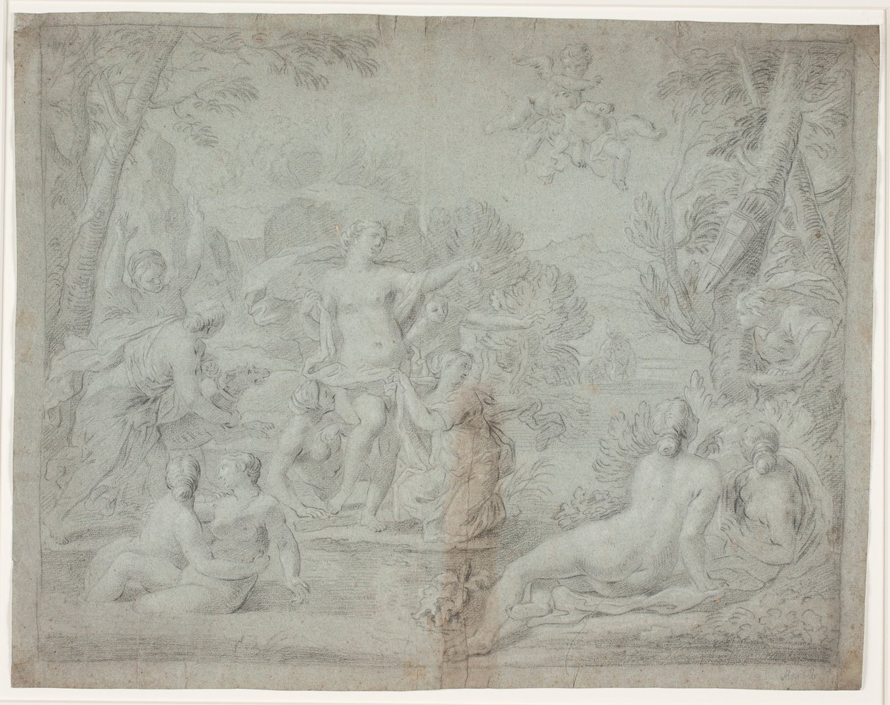 Diana y Acteón. (Ovidio, Met., III, 175 ss.) de Hendrik Krock
