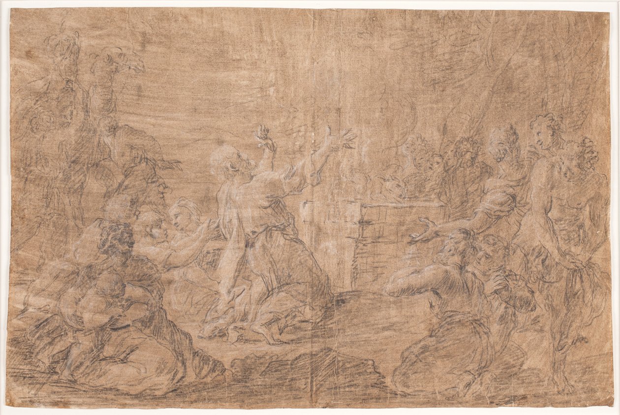 Escena de sacrificio de Hendrik Krock