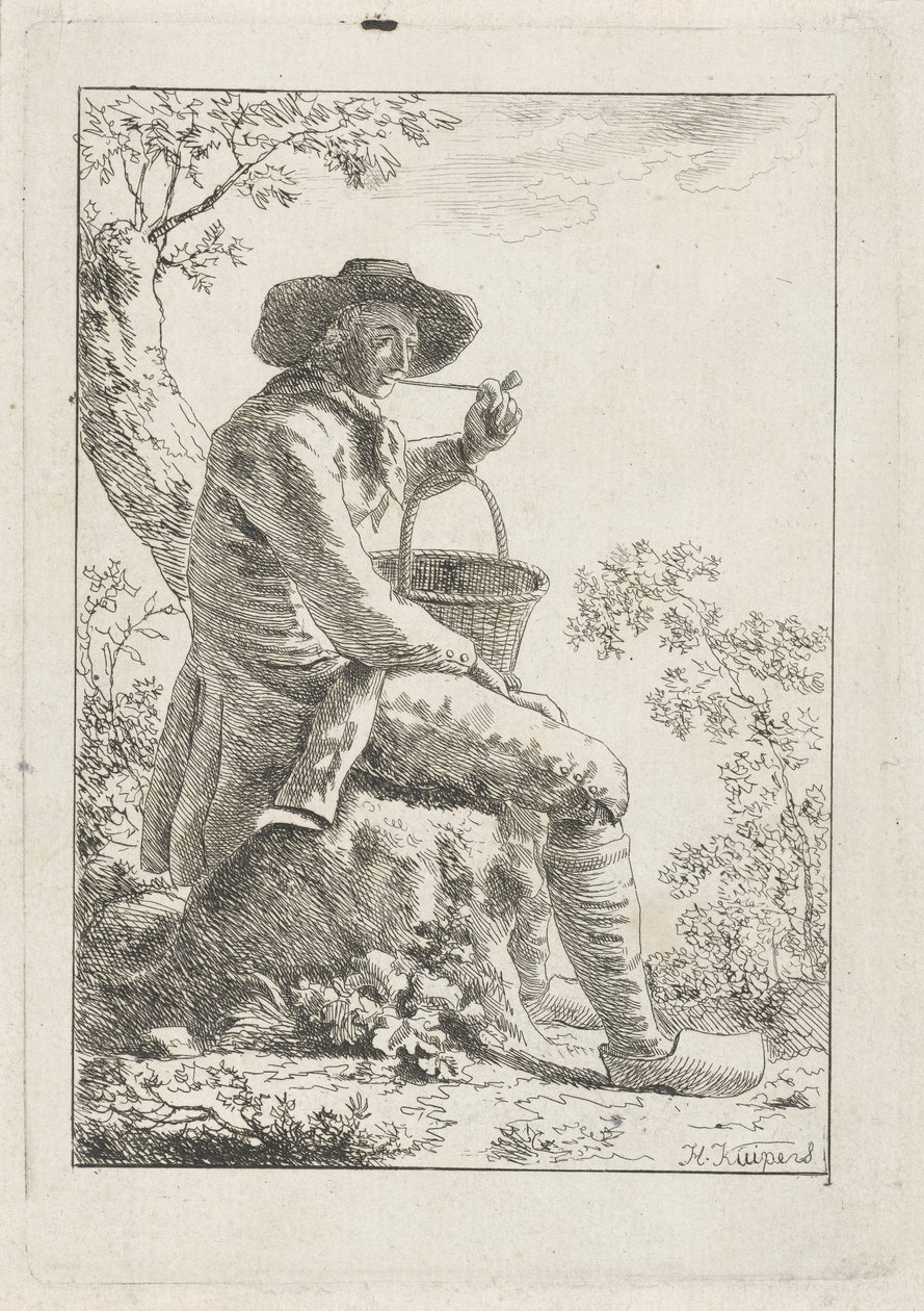 granjero fumador de Hendrik Kuipers