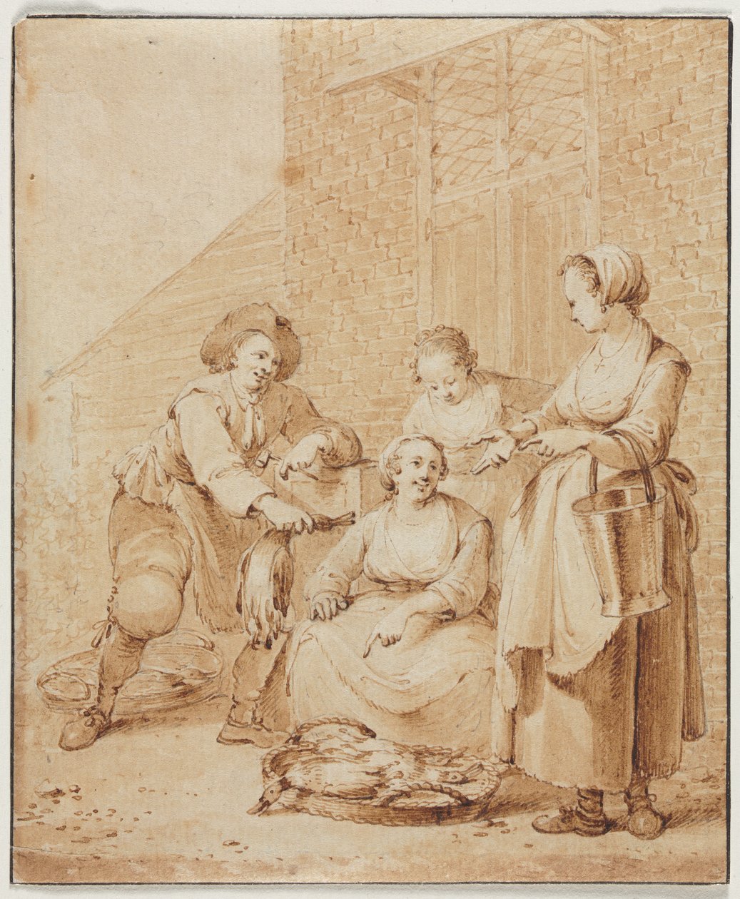 La Mujer de las Aves de Corral de Hendrik Meijer