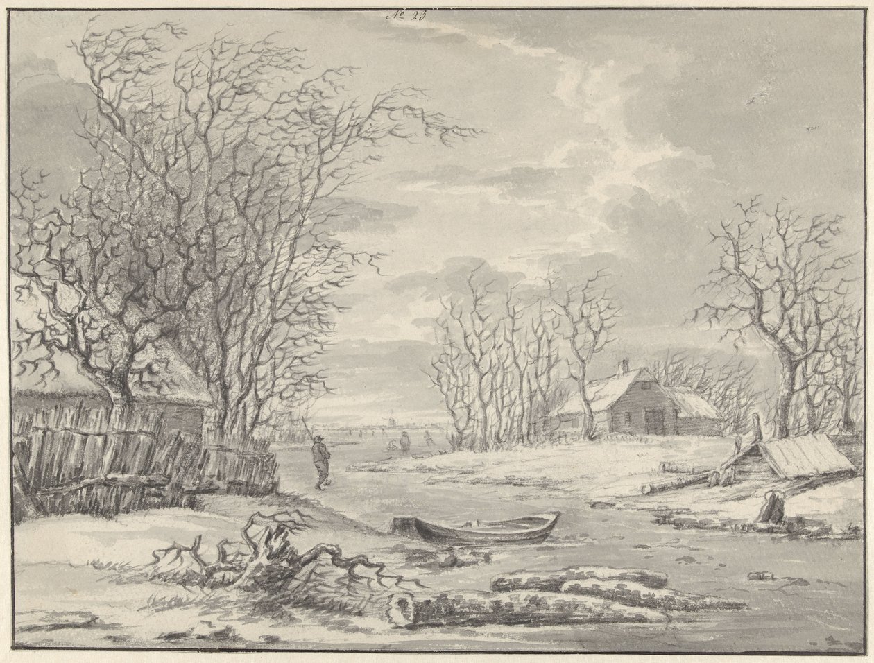 Paisaje de invierno de Hendrik Meijer