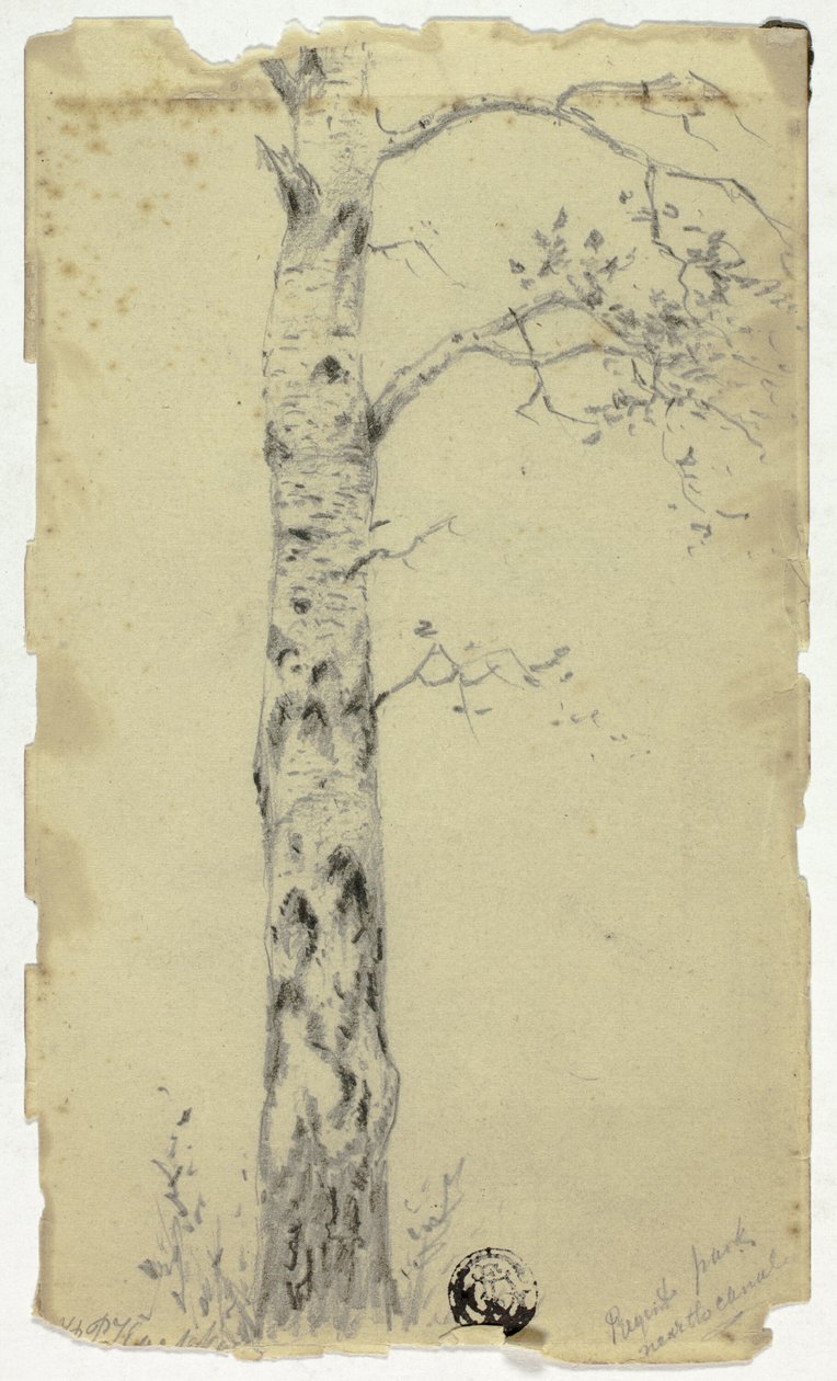 Regent Park, cerca del Canal de Hendrik Pieter Koekkoek