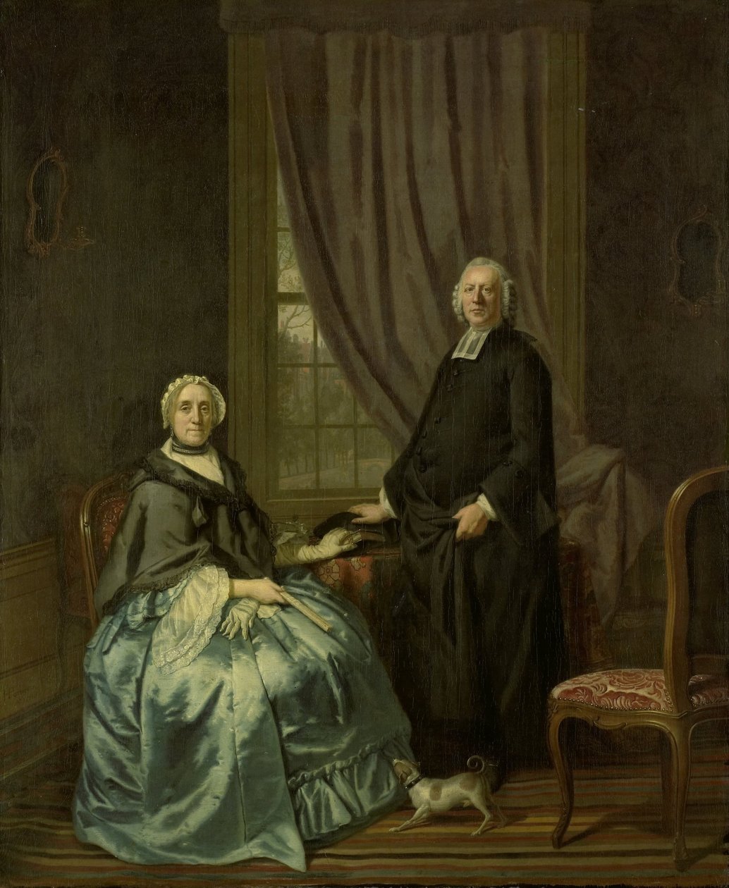 Retrato de Petrus Bliek, ministro remonstrante en Ámsterdam, con su esposa Cornelia Drost de Hendrik Pothoven